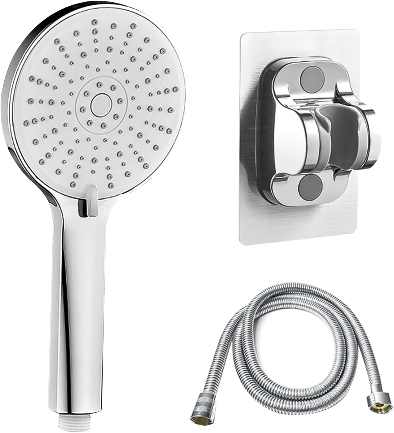 Handheld. High-Pressure. Camping. Disabled. Rvs. Bathrooms Portable Showerhead With Switch.Hose And Base 5 Shower Modes