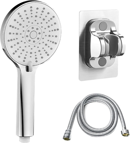 Handheld. High-Pressure. Camping. Disabled. Rvs. Bathrooms Portable Showerhead With Switch.Hose And Base 5 Shower Modes